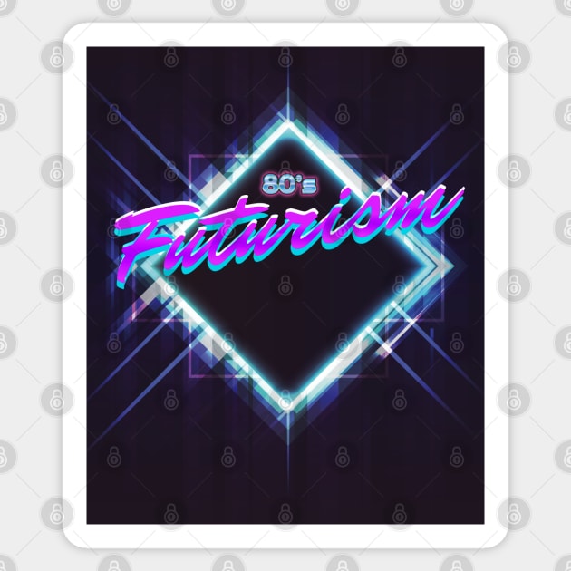 80s FUTURISM #1 Sticker by RickTurner